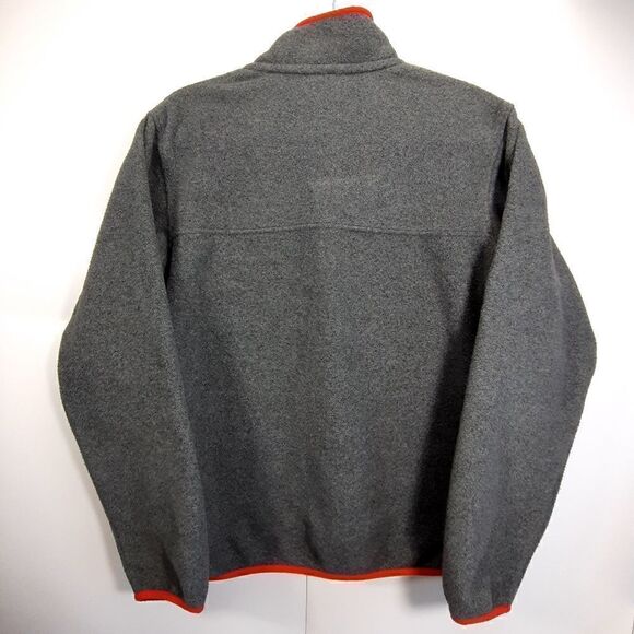 Patagonia Women's Synchilla Size Small 1/4 Snap-T Grey Red  Fleece Pullover - Picture 6 of 8